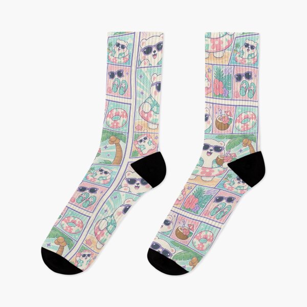 Item preview, Kawaii Tropical Vacation Polar Bear designed and sold by Gift Phrase Studio.