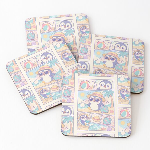 Item preview, Kawaii Baby Penguin Beach Tourist designed and sold by Gift Phrase Studio.