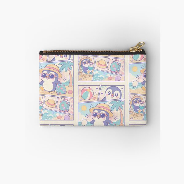 Item preview, Kawaii Baby Penguin Beach Tourist designed and sold by Gift Phrase Studio.