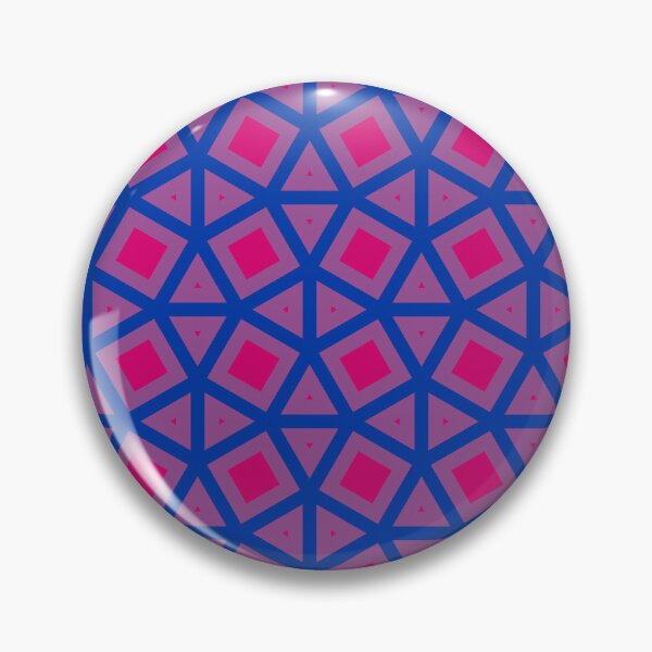 Item preview, Bisexual Pride Geometric Pattern designed and sold by SweetLilith.