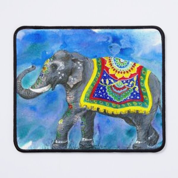 Item preview, Ornate Watercolor Elephant designed and sold by NatureyVibes.