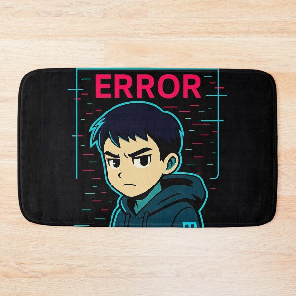 Item preview, Corrupted Boy – Error Boy.exe Glitch Anime designed and sold by JupiterGlitchEmpire.