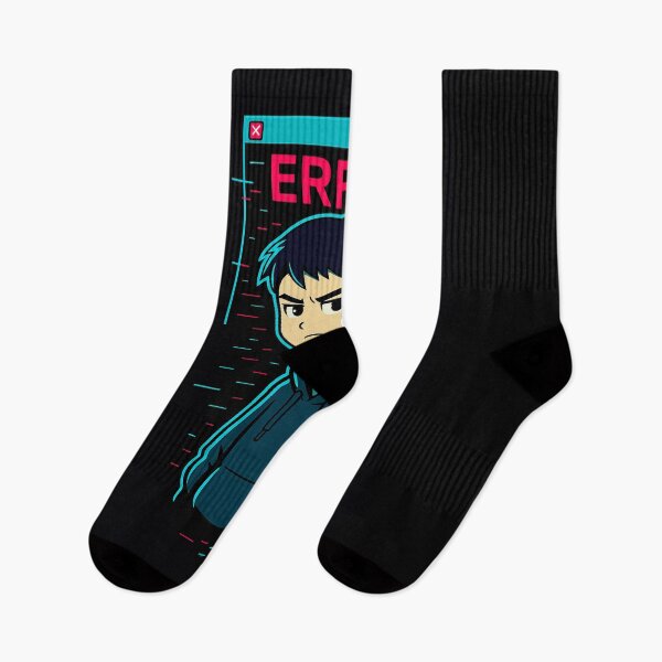 Item preview, Corrupted Boy – Error Boy.exe Glitch Anime designed and sold by JupiterGlitchEmpire.