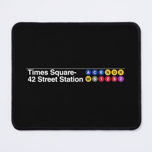 Item preview, NYC Subway Logo - Times Square - 42 Street Station Subway Sing designed and sold by DGMaxShop.