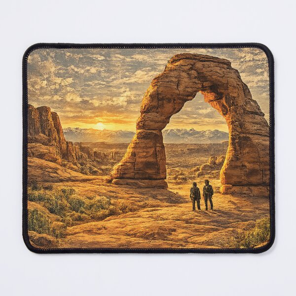 Item preview, Arches National Park Vintage Travel Poster | Scenic Wall Art Print designed and sold by GnuArt.