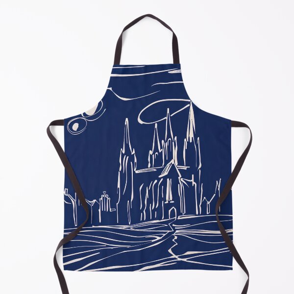 Item preview, Cologne Cathedral - Blue Abstract Art designed and sold by shadow-bloom.