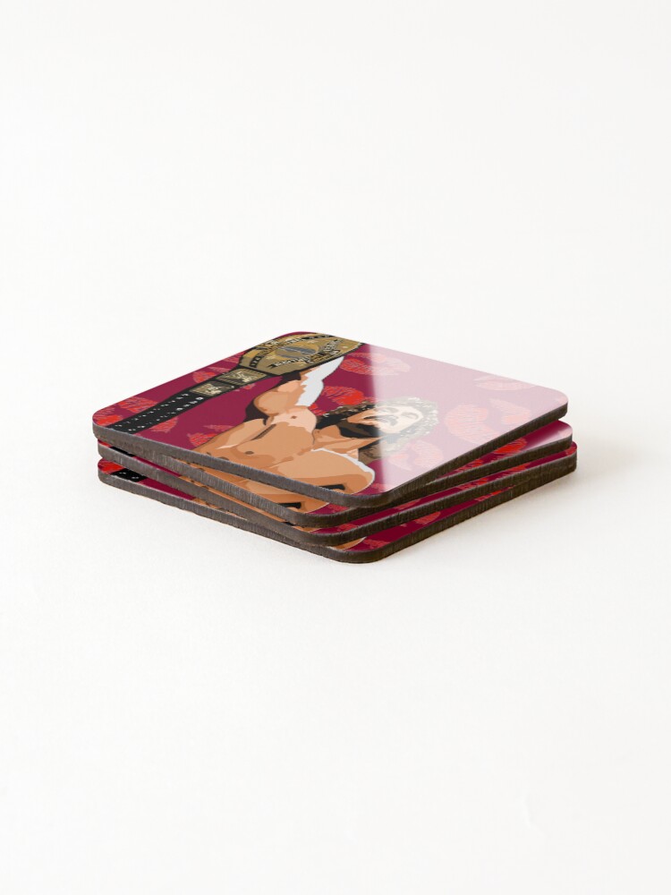 Thumbnail 4 of 5, Coasters (Set of 4), Simply Ravishing Rick Rude designed and sold by Bjizzle.