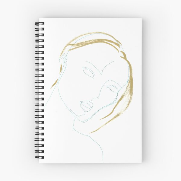 Item preview, Minimalist Line Art Face Print designed and sold by essentialink.