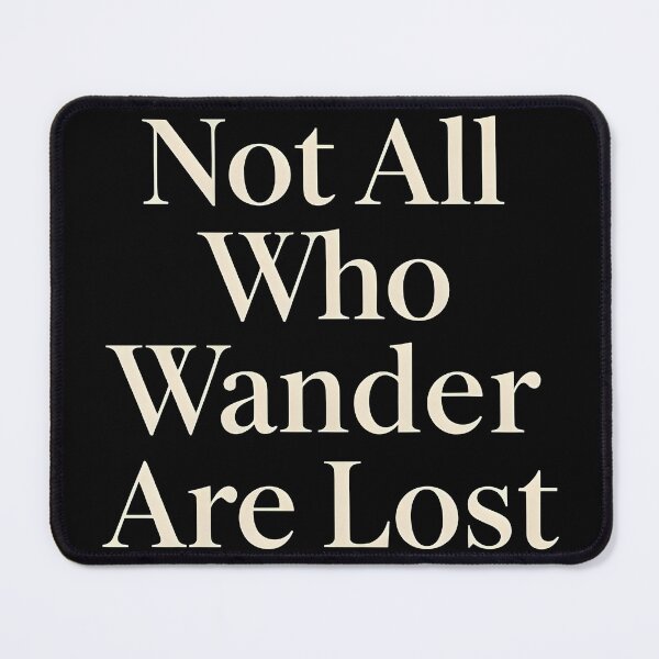 Item preview, Not All Who Wander Are Lost Vintage Typography Minimalist designed and sold by KCasual.