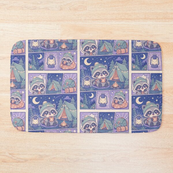 Item preview, Kawaii Raccoon Night Camper designed and sold by Gift Phrase Studio.