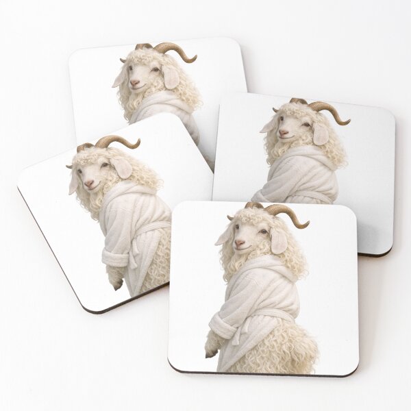 Item preview, Bathrobe Angora Goat designed and sold by Sillytoe.