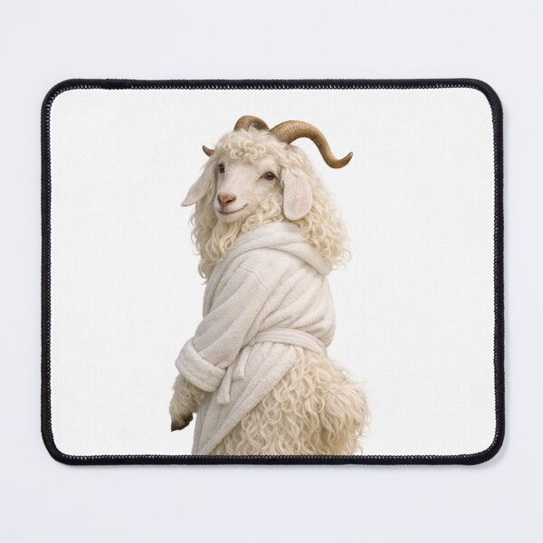 Item preview, Bathrobe Angora Goat designed and sold by Sillytoe.