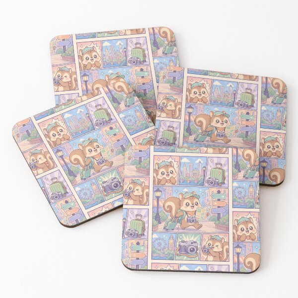 Item preview, Kawaii City Tourist Squirrel designed and sold by Gift Phrase Studio.