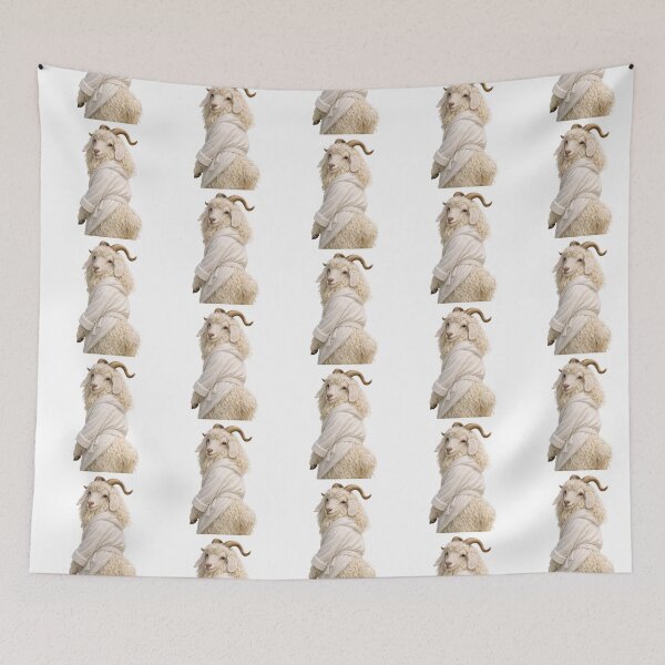 Item preview, Bathrobe Angora Goat designed and sold by Sillytoe.