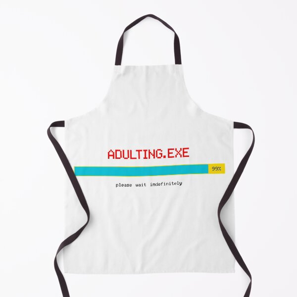 Item preview, Adulting.exe Loading 99 Percent - Funny Relatable Shirt designed and sold by Geek Tracy Shop.