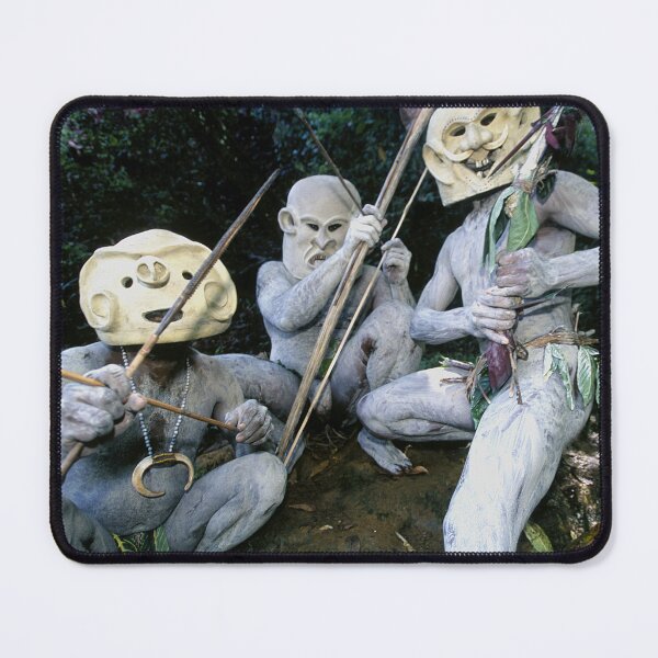 Item preview, Papua New Guinea Ghostly Warriors Art Photo designed and sold by DEC02.