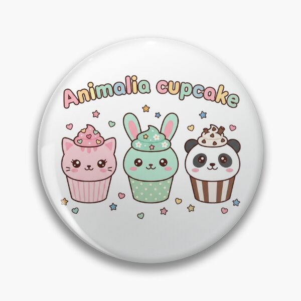 Item preview, Kawaii Animal Cupcake Clipart PNG | Cute Cat, Bunny & Panda Cupcake Design | Pastel Digital Download designed and sold by morning sun.