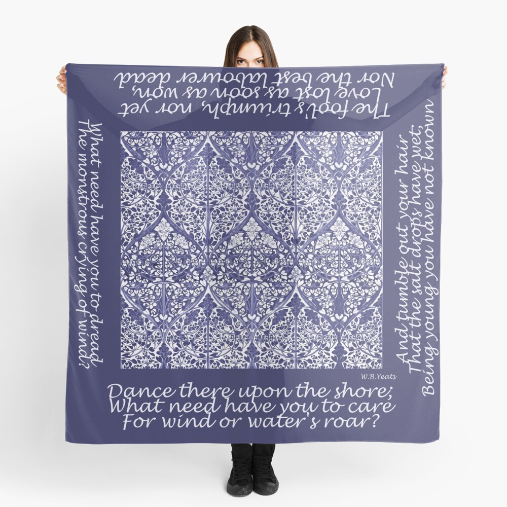 Yeats scarf  Scarf for Sale by anni103 | Redbubble