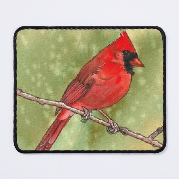 Item preview, Classic Watercolor Red Cardinal designed and sold by NatureyVibes.