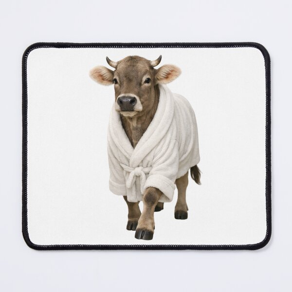 Item preview, Bathrobe Brown Swiss Cow designed and sold by Sillytoe.