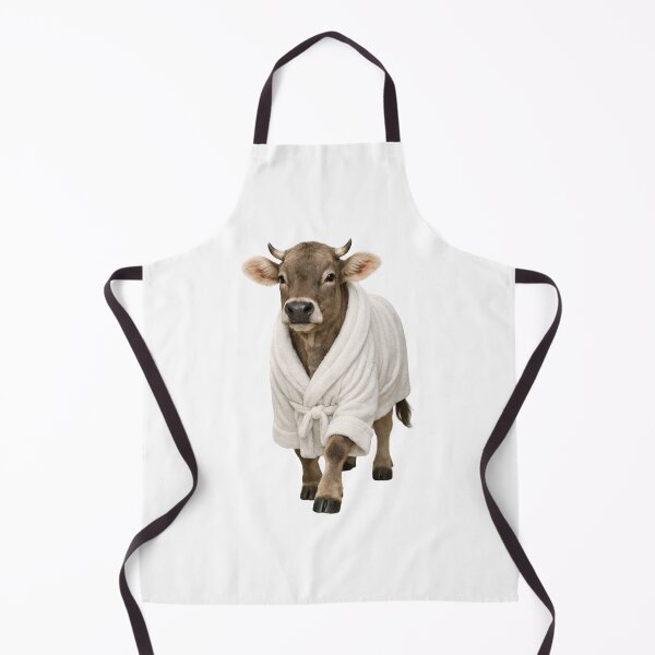 Item preview, Bathrobe Brown Swiss Cow designed and sold by Sillytoe.