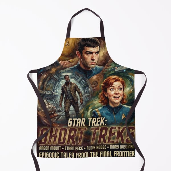Item preview, Star Trek: Short Treks Retro Sci-Fi Space Anthology Tribute Art Poster designed and sold by Art's Diner.