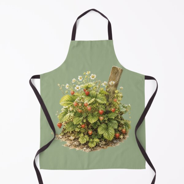 Item preview, Wild Strawberry Watercolor Illustration – Cottage Garden Botanical Fruit Art designed and sold by MagicMakerPh.