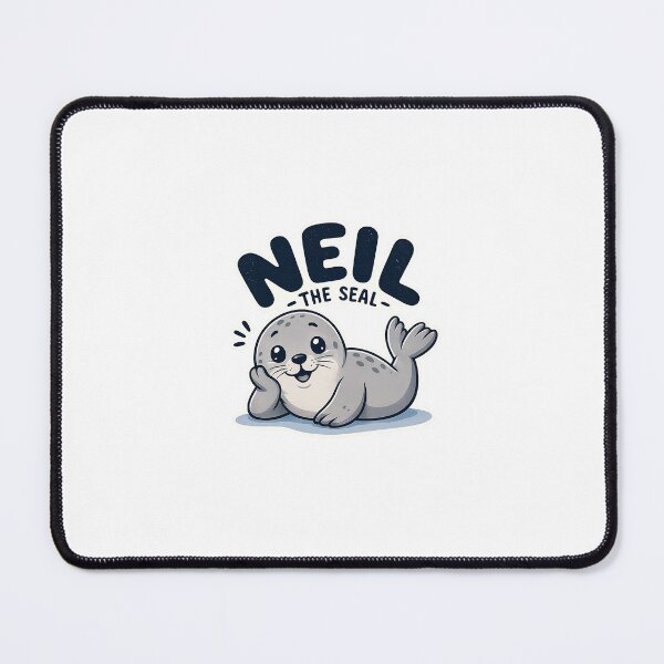 Item preview, Neil the Seal Sticker - Cute Cartoon Kawaii Ocean Animal Art designed and sold by Expats Studio.