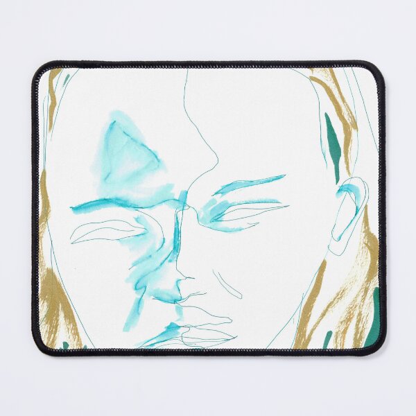 Item preview, Turquoise Wash Portrait Print designed and sold by essentialink.
