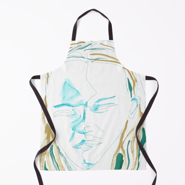 Item preview, Turquoise Wash Portrait Print designed and sold by essentialink.