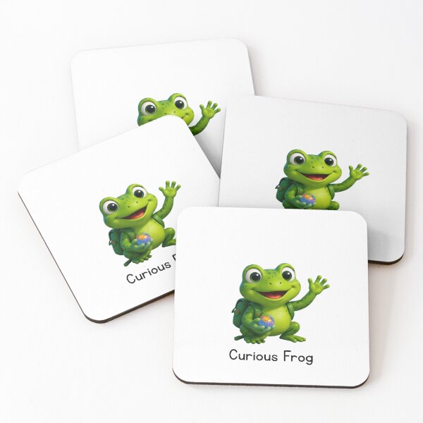Aperçu de l'œuvre Grenouille curieuse, exploratrice créée et vendue par Curious Frog.