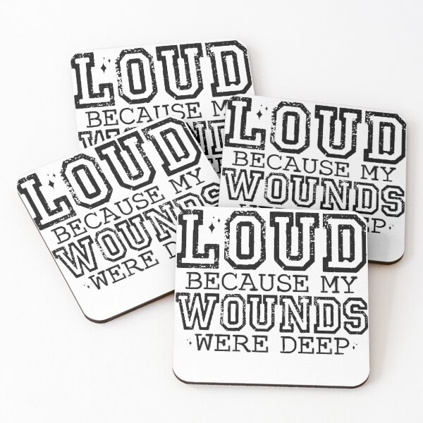 Item preview, My Worship Is Loud Because My Wounds Were Deep – Christian Inspirational designed and sold by SweetTeezPrints.