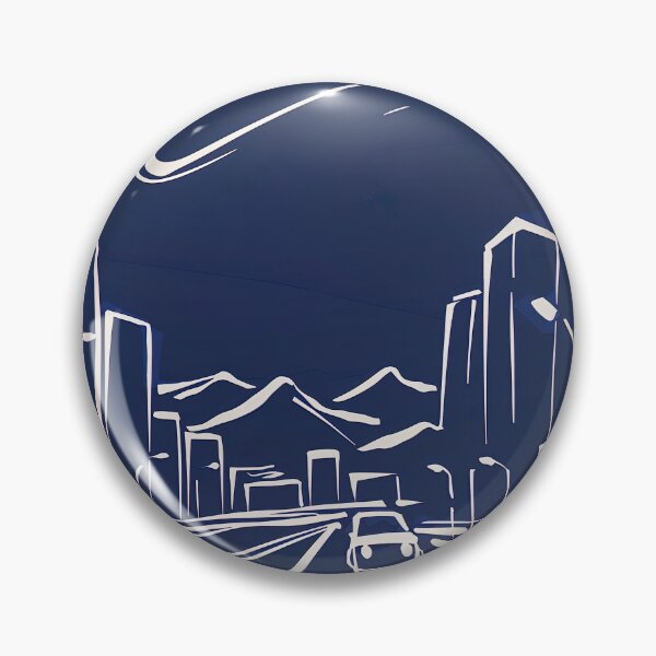 Item preview, Colorado Springs, USA - Blue Abstract Art designed and sold by shadow-bloom.