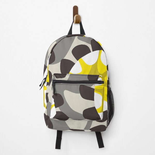 Item preview, Bold Mid Century Modern Scandinavian Pattern in Mustard Yellow and Grey designed and sold by Deutschic.