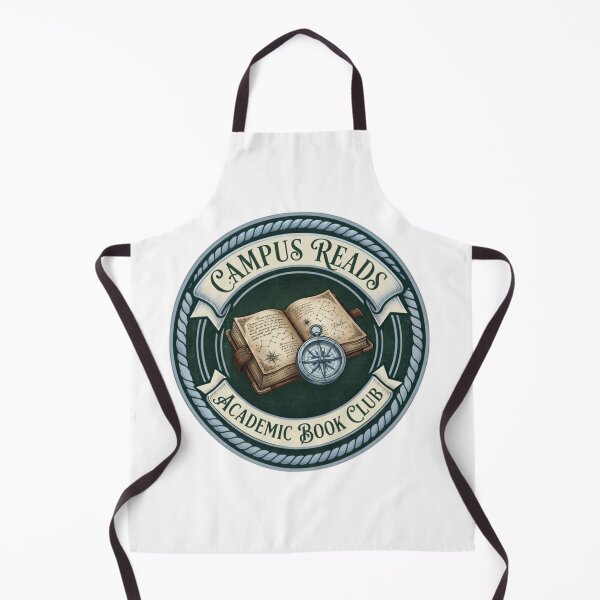 Item preview, Campus Reads Academic Book Club - Vintage Compass & Stars Aesthetic designed and sold by Fatomfatom.