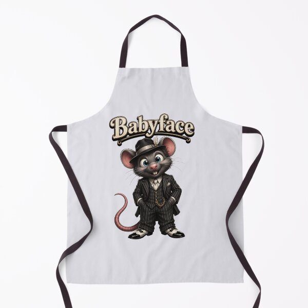 Item preview, Babyface Rat Cartoon | Funny Gangster Rat in Vintage Suit | Mobster Mouse Character Art designed and sold by AnimalMarvels.