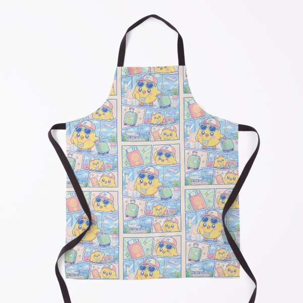 Item preview, Kawaii Airport Traveler Chick Comic Panel designed and sold by Gift Phrase Studio.