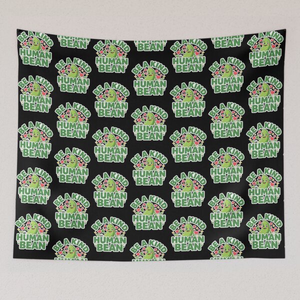 Item preview, Be A Kind Human Bean Funny Vegetable Pun Kindness Graphic designed and sold by MagicSD Designs.