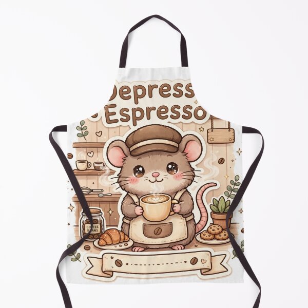 Item preview, Rat Barista - Depresso Espresso designed and sold by HAYA6395.