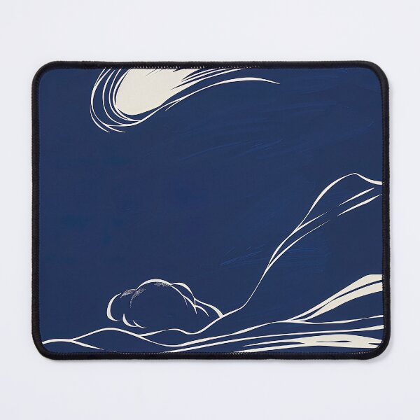 Item preview, Comet - Blue Abstract Art designed and sold by shadow-bloom.