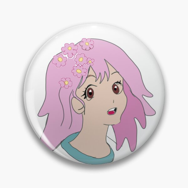 Item preview, Anime girl with pink hair made freehand designed and sold by S3L4V.