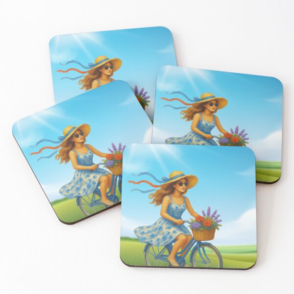 Item preview, Summer Bicycle Ride in Sunny  designed and sold by VibranPalette.