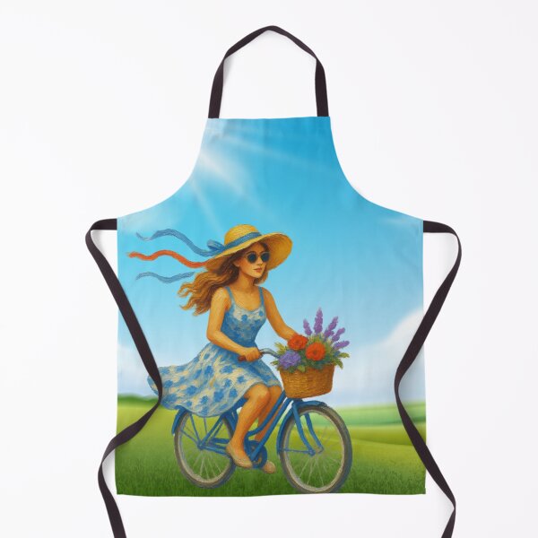 Item preview, Summer Bicycle Ride in Sunny designed and sold by VibranPalette.