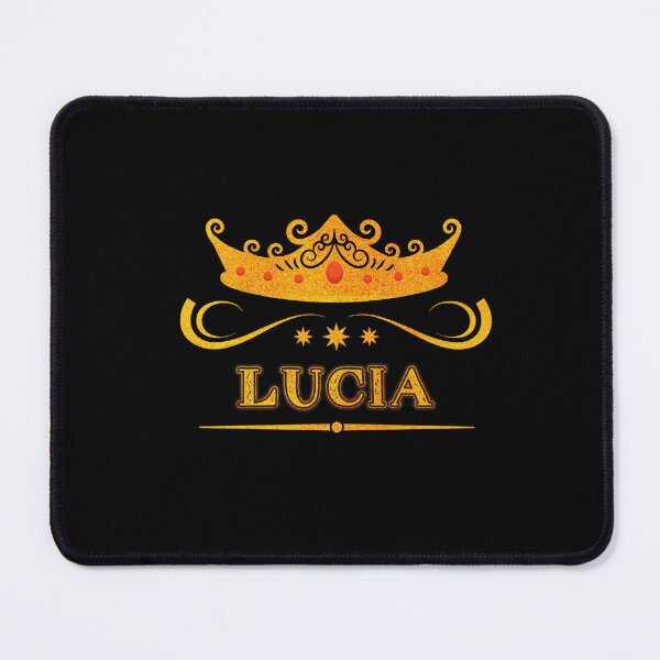 Item preview, Lucia Personalized Name With Crown - Cool & Custom Gift for Girls, Teens designed and sold by Oussinc.