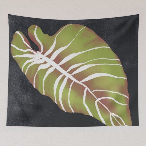 Item preview, Tropical Monstera Leaf with Blush Edges designed and sold by altastudio.