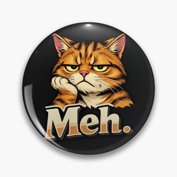 Item preview, Bored Tabby Feline Meh Disinterest Graphic designed and sold by Tsugraf Designs.