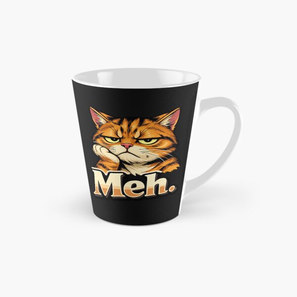 Item preview, Bored Tabby Feline Meh Disinterest Graphic designed and sold by Tsugraf Designs.