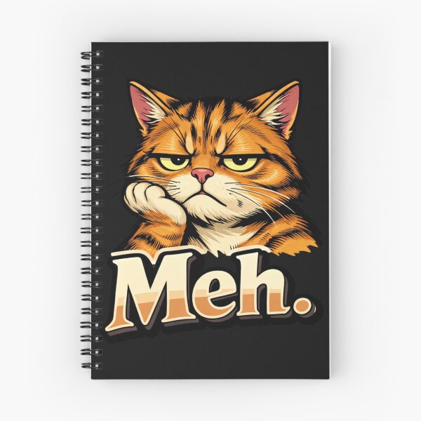 Item preview, Bored Tabby Feline Meh Disinterest Graphic designed and sold by Tsugraf Designs.