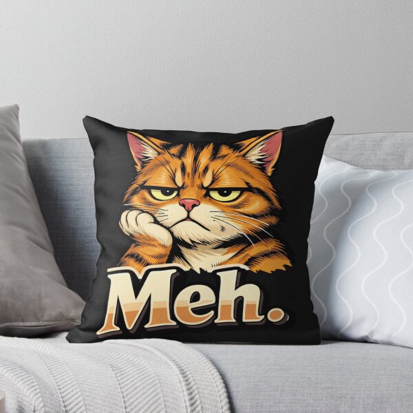 Item preview, Bored Tabby Feline Meh Disinterest Graphic designed and sold by Tsugraf Designs.