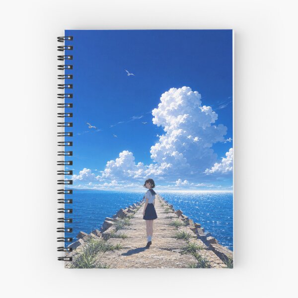 Item preview, The Quiet Breakwater – Endless Japanese Summer Sea designed and sold by SEIMEI2025.